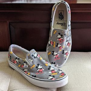 Vans Disney Edition Mickey Mouse Slip On Shoes